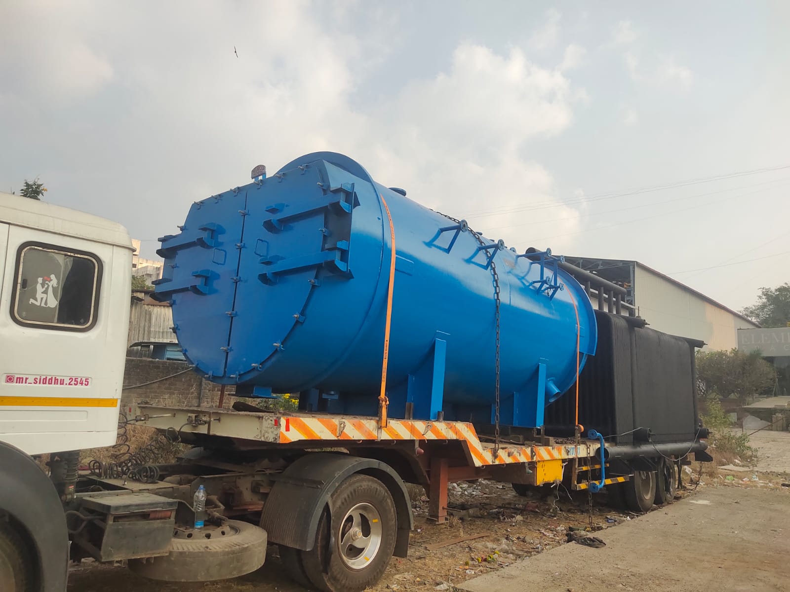 Industrial steam boiler
