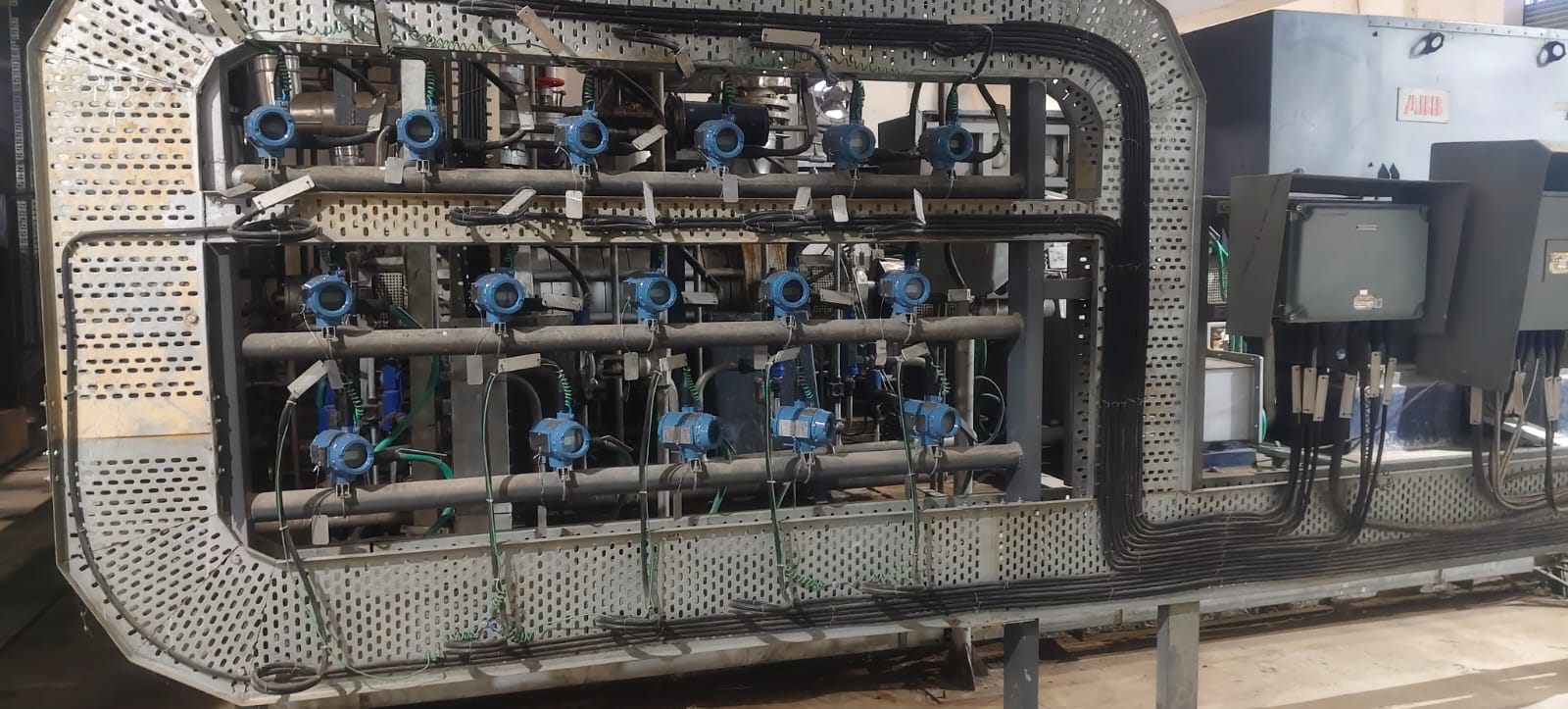 Industrial steam boiler
