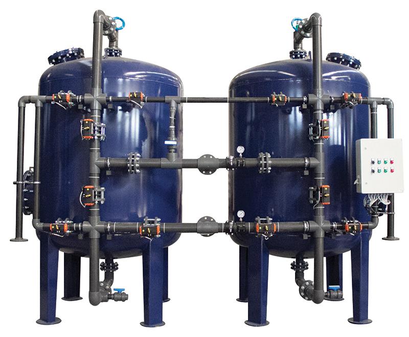 FRP water softener system