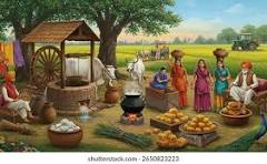Indian village and cultural heritage